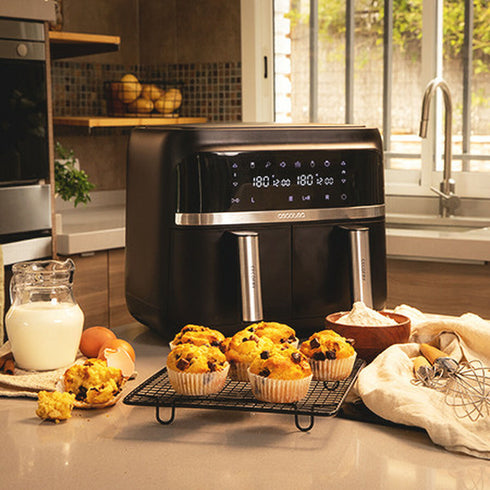 Freidora sin Aceite Cecotec Cecofry Advance Double Negro 2850 W 9 L